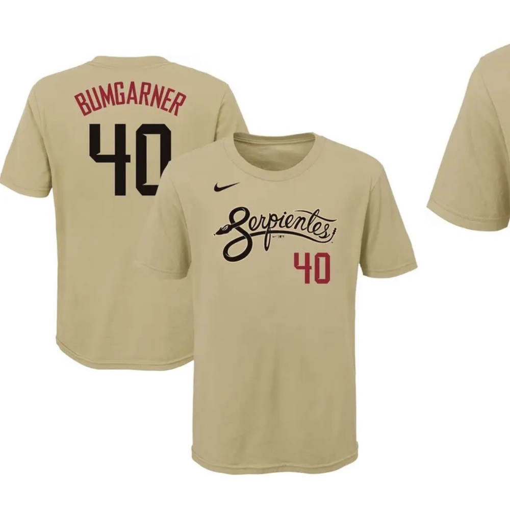 Youth Nike Madison Bumgarner Gold Arizona Diamondbacks 2021 City Connect- XL